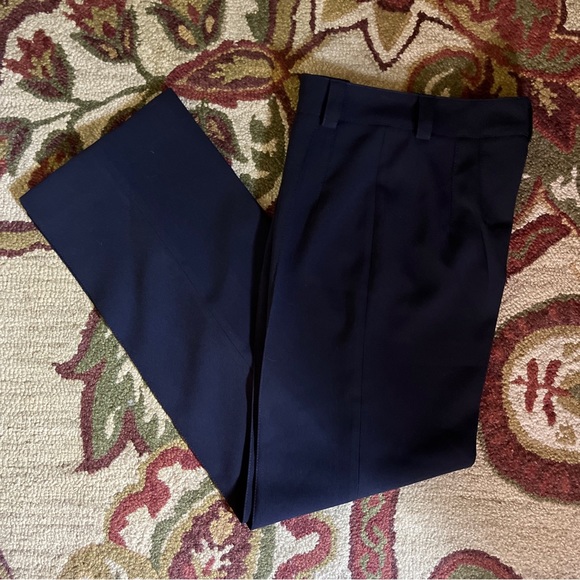 ZARA Size Medium Black Dress Pants Full Length Straight Leg Sewn-Leg-Line NEW - Picture 16 of 16
